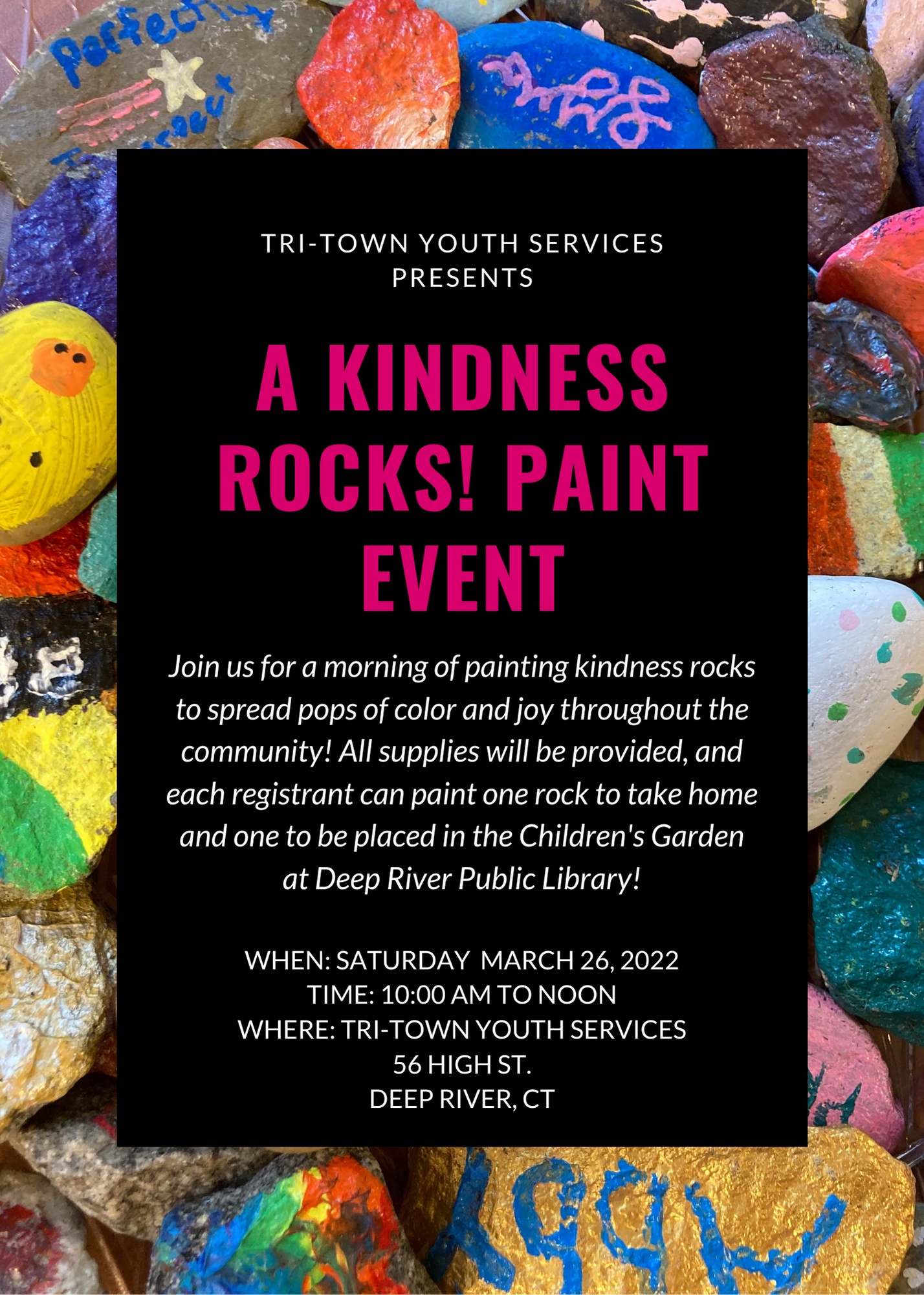 Kindness Rocks! Paint Event